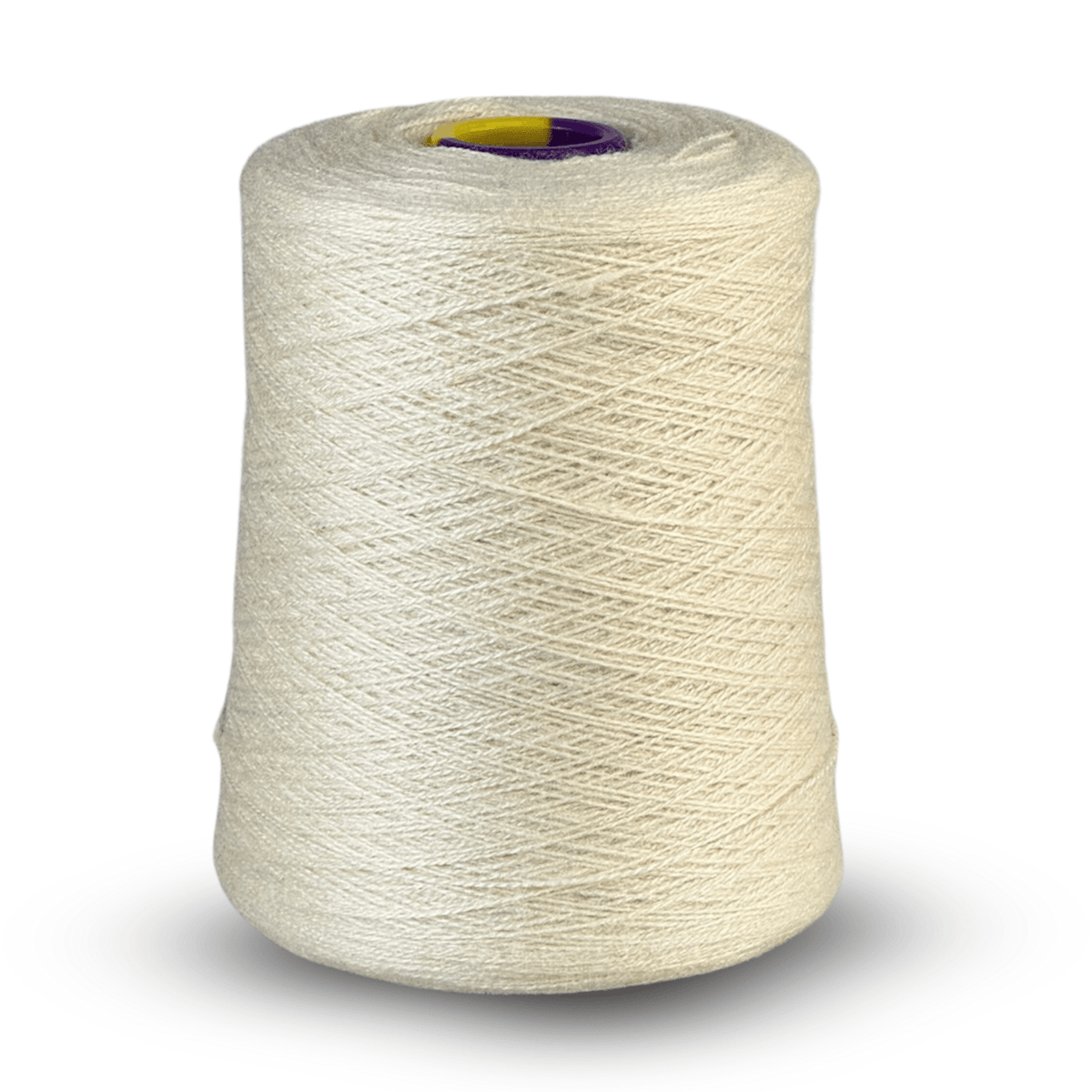 Revolution Fibers Yarn Vanilla (natural) Zephira Wool-Silk 2/18 Yarn | Large Cone