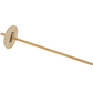 The Schacht Hi-Lo Drop Spindle by Schacht Spindle Co. features a round whorl and top hook, making it ideal for hand-spinning yarn with both high-whorl and low-whorl techniques.