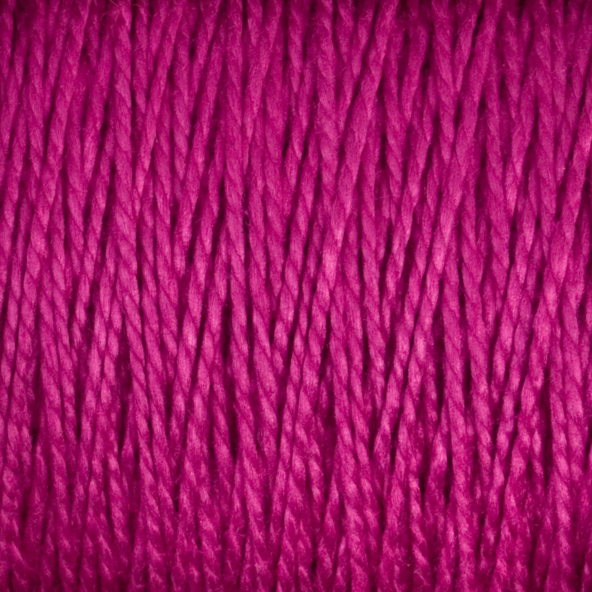 Supreme Corp. Yarn 102 Magenta 5/2 Pearl Cotton Yarn | Mini-cone