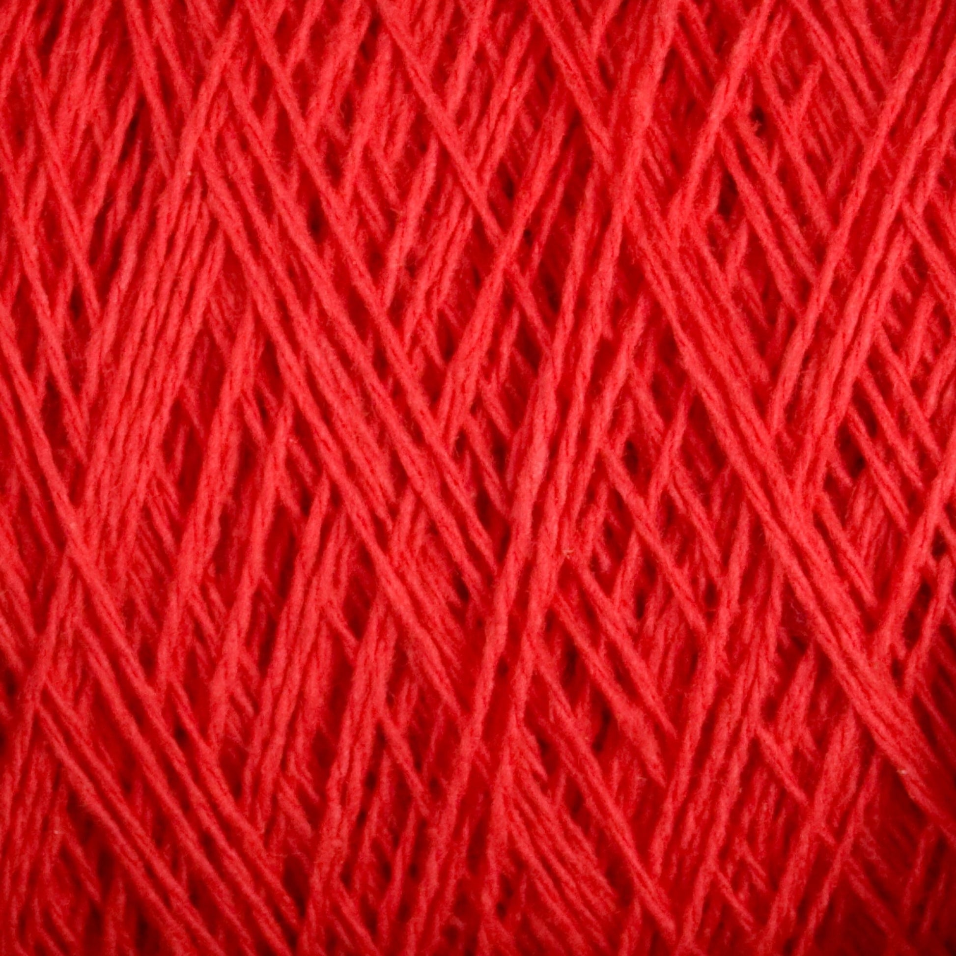 Supreme Corp. Yarn 28 Dark Red Homestead 8/2 Cotton Yarn | Large Cone