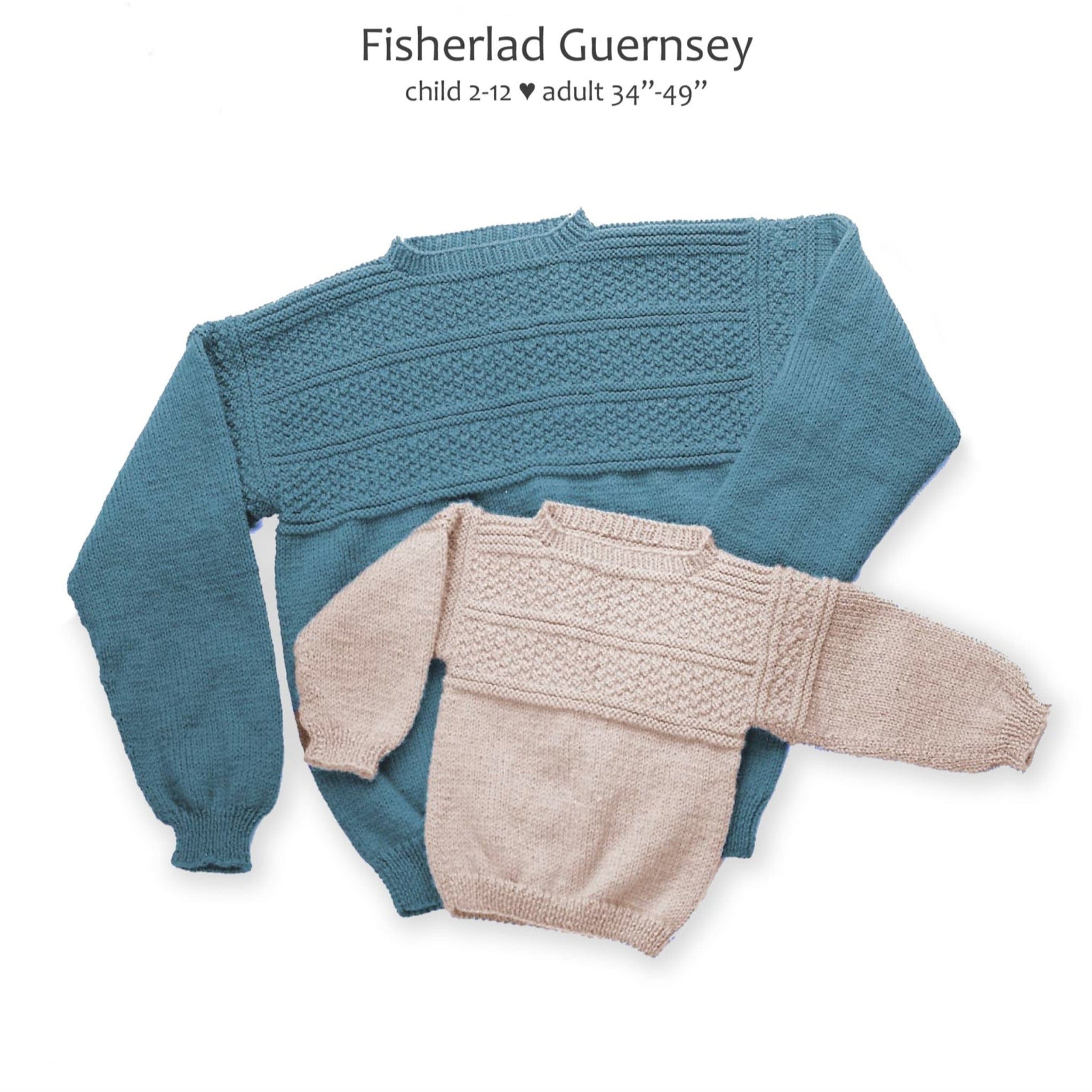 Fisherlad Guernsey Pattern by Yankee Knitter: Download Now – Halcyon Yarn