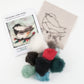 A Wrinkle in Thyme Farm Felting Kits Christmas Chickadee Thyme Tile Felting Kit (no tools)