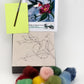 A Wrinkle in Thyme Farm Felting Kits Hummingbird Thyme Tile Felting Kit (tools included)