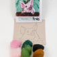 A Wrinkle in Thyme Farm Felting Kits Pig Thyme Tile Felting Kit (no tools)