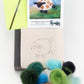 A Wrinkle in Thyme Farm Felting Kits Sheep Thyme Tile Felting Kit (tools included)