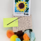 A Wrinkle in Thyme Farm Felting Kits Sunflower Thyme Tile Felting Kit (tools included)