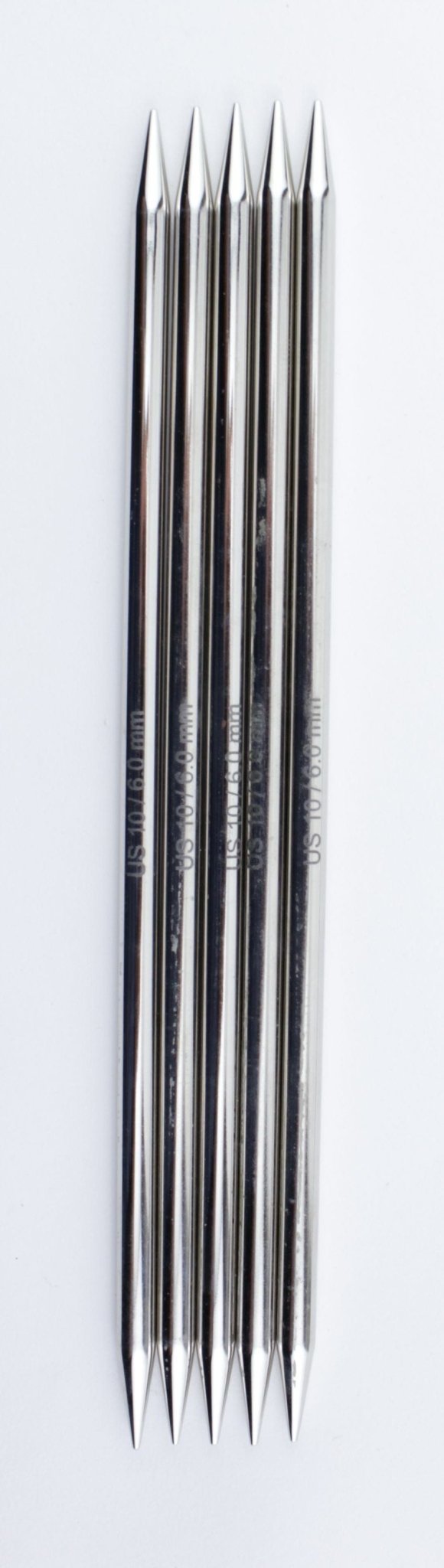 Accessories Unlimited Double-Point Needles US 10 (6 mm) Nova Platina Double-Point Knitting Needles
