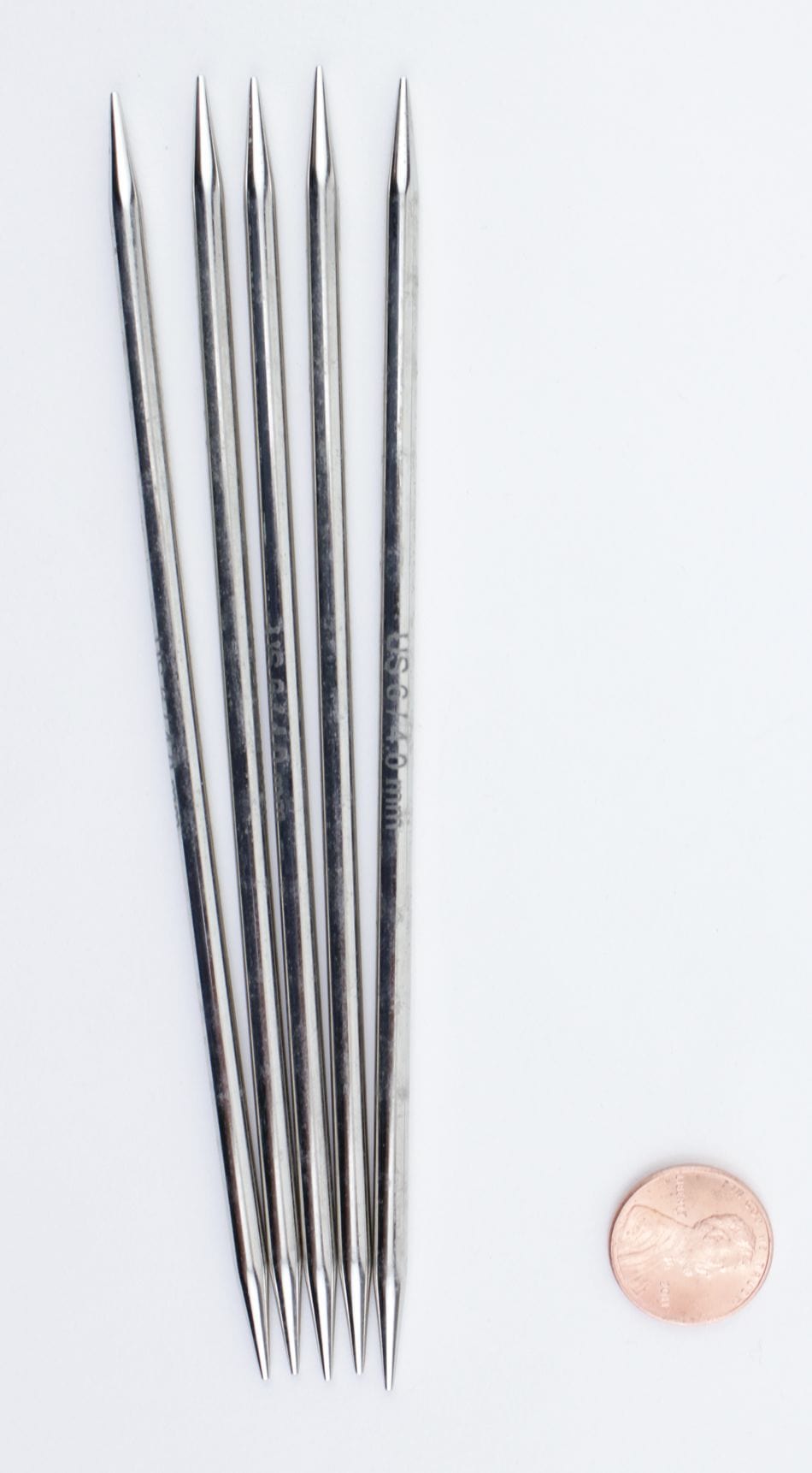Accessories Unlimited Double-Point Needles US 6 (4 mm) Nova Platina Double-Point Knitting Needles
