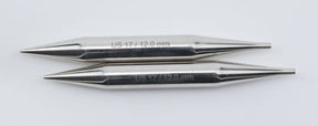 Accessories Unlimited Interchangeable Needle Tips & Cords 17 (12.5 mm) Nova Platina Interchangeable Knitting Needles, 4.5" Tip