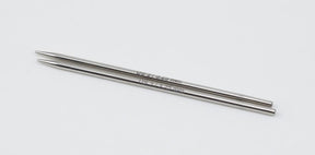Accessories Unlimited Interchangeable Needle Tips & Cords 3 (3.25 mm) Nova Platina Interchangeable Knitting Needles, 4.5" Tip