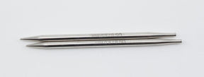 Accessories Unlimited Interchangeable Needle Tips & Cords 8 (5 mm) Nova Platina Interchangeable Knitting Needles, 4.5" Tip
