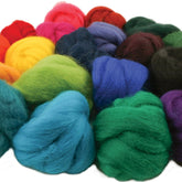 Ashford Handicrafts Limited Dyed Wool Fiber Ashford NZ Wool Corriedale Fiber Bag