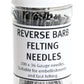 Ashford Handicrafts Limited Felting Needles Reverse Barb / Pkg of 100 Ashford 36 Gauge Medium Felting Needles