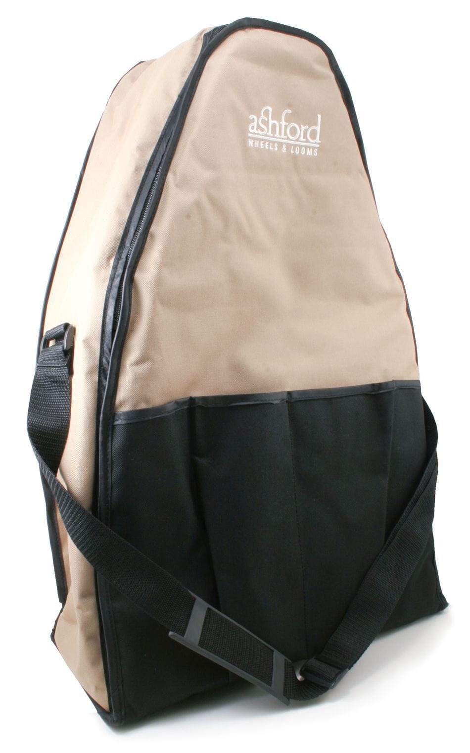 Ashford Handicrafts Limited Spinning Wheel Carry Bags Ashford Carry Bag-Black/Tan for Joy Spinning Wheel