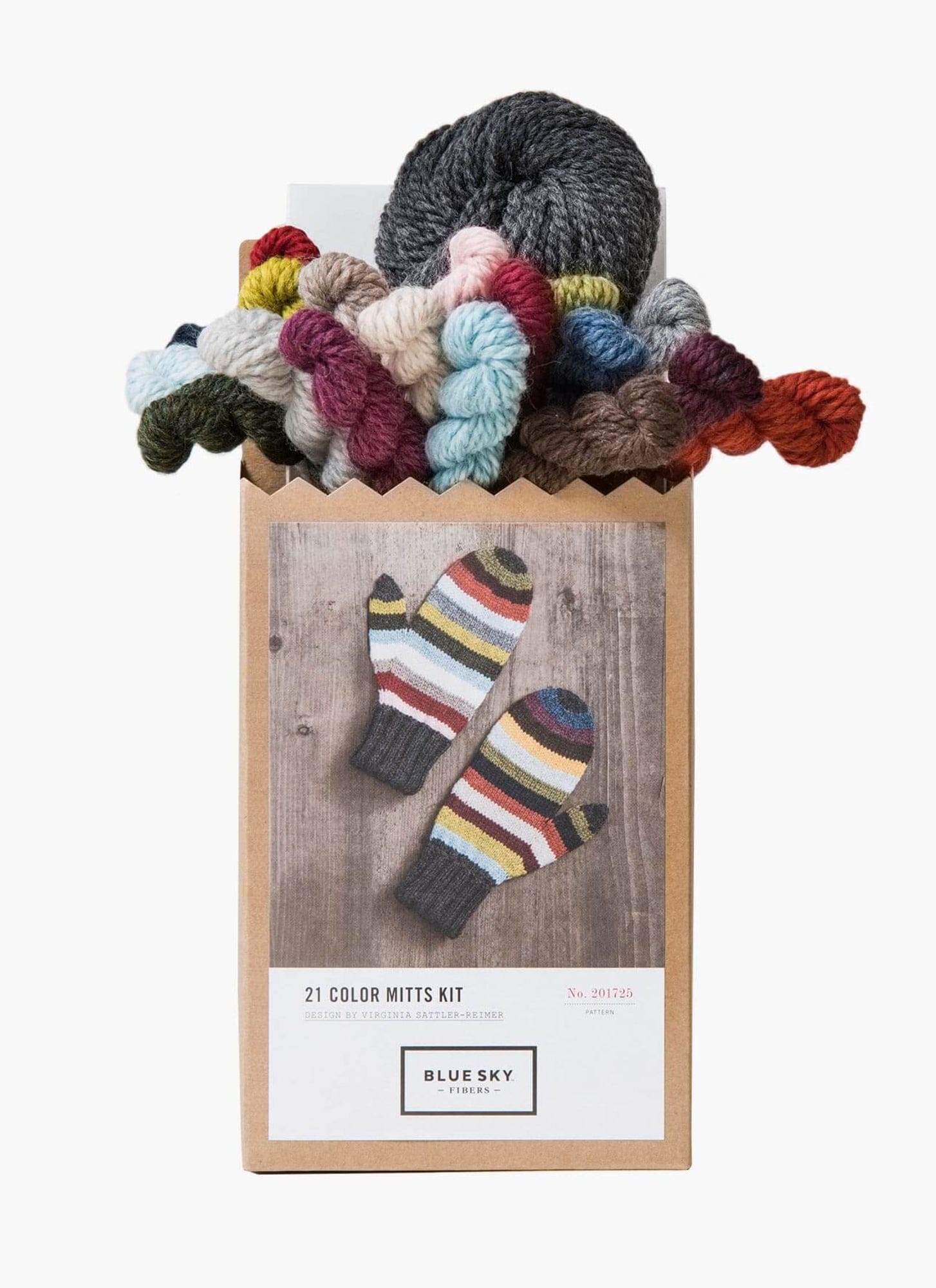 Blue Sky Fibers Knitting Kits Blue Sky Fibers 21 Colors Mittens Kit