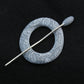 Bonnie Bishoff Shawl Pins Carved Ring Shawl Pin by Bonnie Bishoff Designs