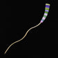 Bonnie Bishoff Shawl Pins Iris Striped Color Stick Shawl Pin by Bonnie Bishoff Designs