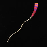 Bonnie Bishoff Shawl Pins Zinnia Striped Color Stick Shawl Pin by Bonnie Bishoff Designs