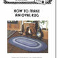 BraidAid from Halcyon Yarn Books Print How to Make a Braided Oval Rug
