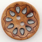 Buttons Etc. Buttons 1 1/8" Wood Filigree Button