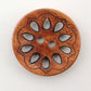 Buttons Etc. Buttons 7/8" Wood Filigree Button