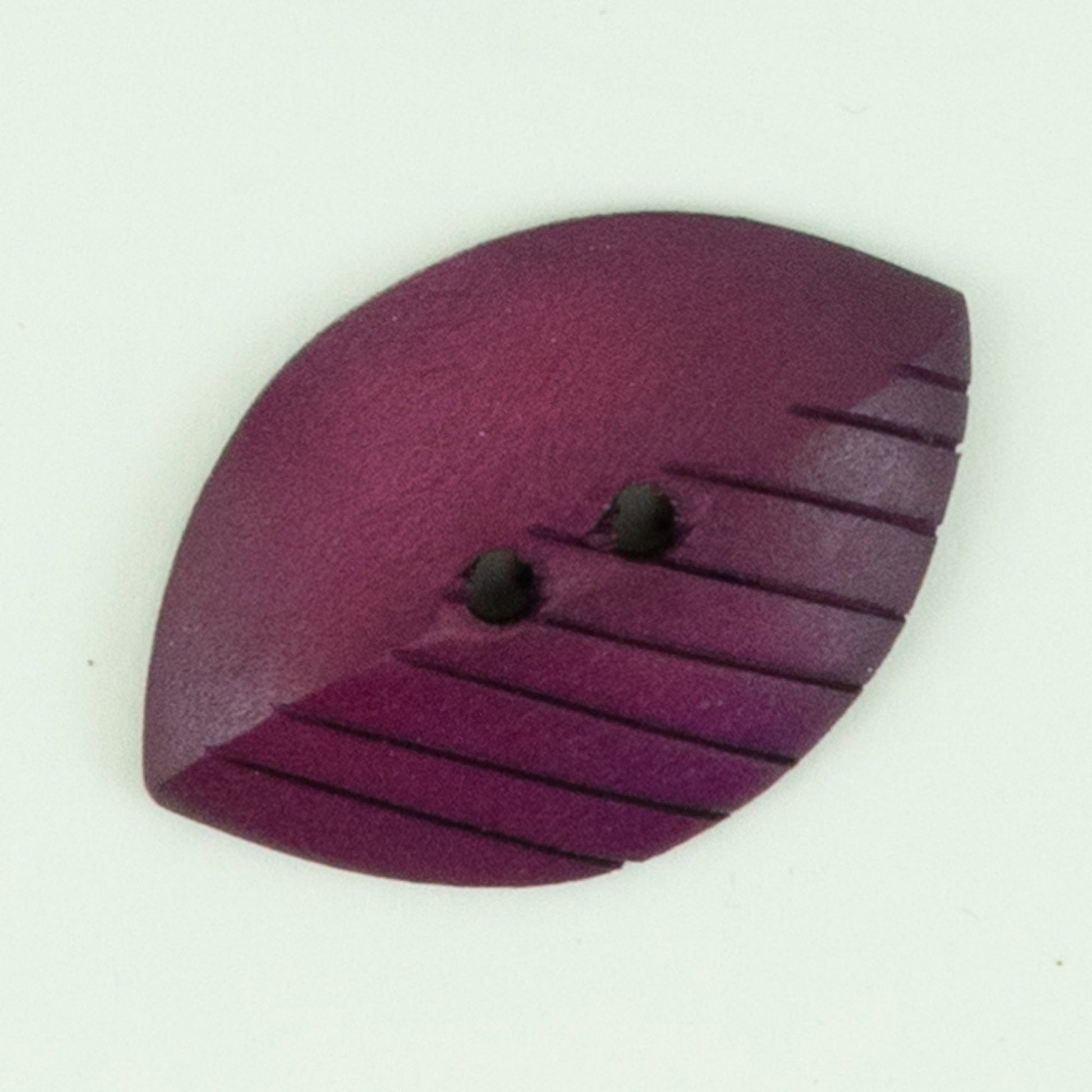Buttons Etc. Buttons Magenta Wood Leaf