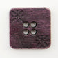 Buttons Etc. Buttons Purple Wood Square 3/4" Button