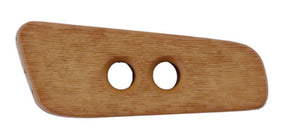 Dill Buttons of America, Inc Buttons 1.5" / light brown Faux Wood Button