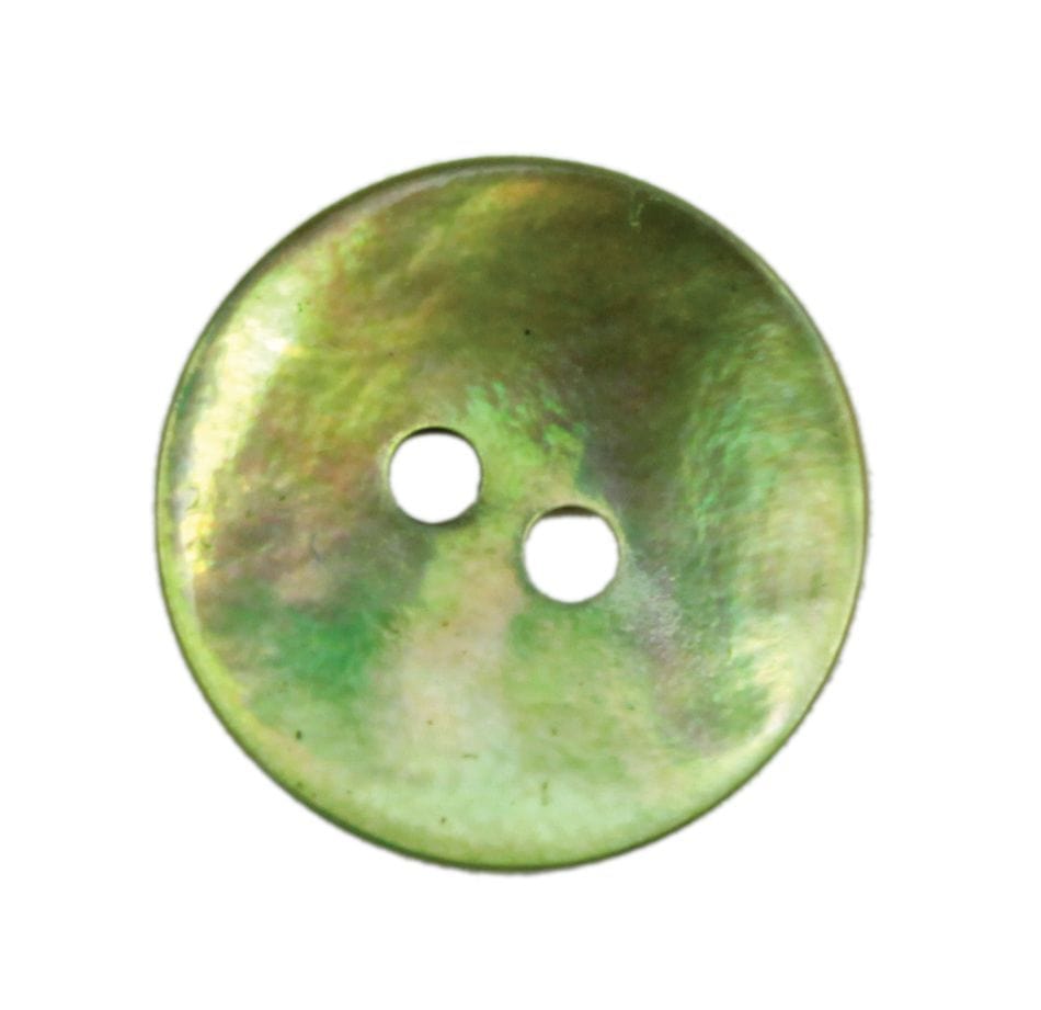 Dill Buttons of America, Inc Buttons Green Pearl .75" Natural Pearl Shell Buttons