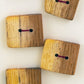 Favour Valley Woodworking Buttons Large / Mixed Wood Six Square or Oblong Buttons