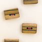 Favour Valley Woodworking Buttons Medium / Mixed Wood Six Square or Oblong Buttons