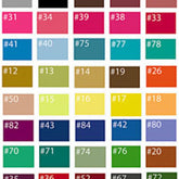 G & K Craft Dye Color Cards Country Classics Dye Sample Card