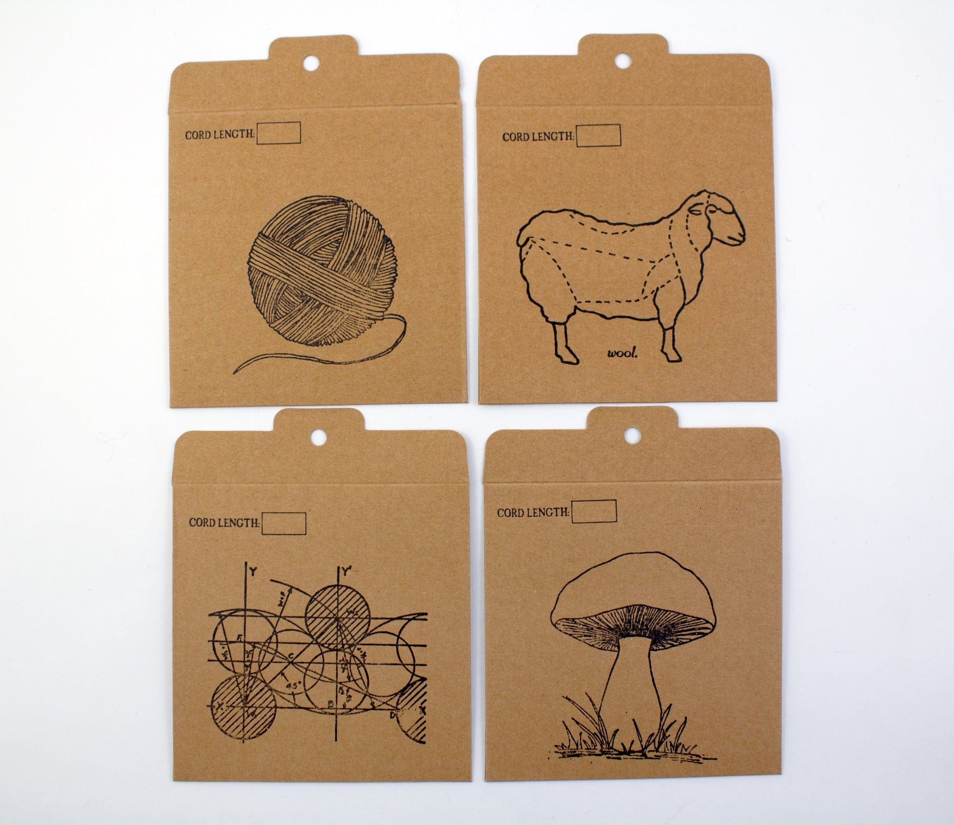 Halcyon Yarn Needle & Tool Organizers Interchangeable Needle Cord Envelopes