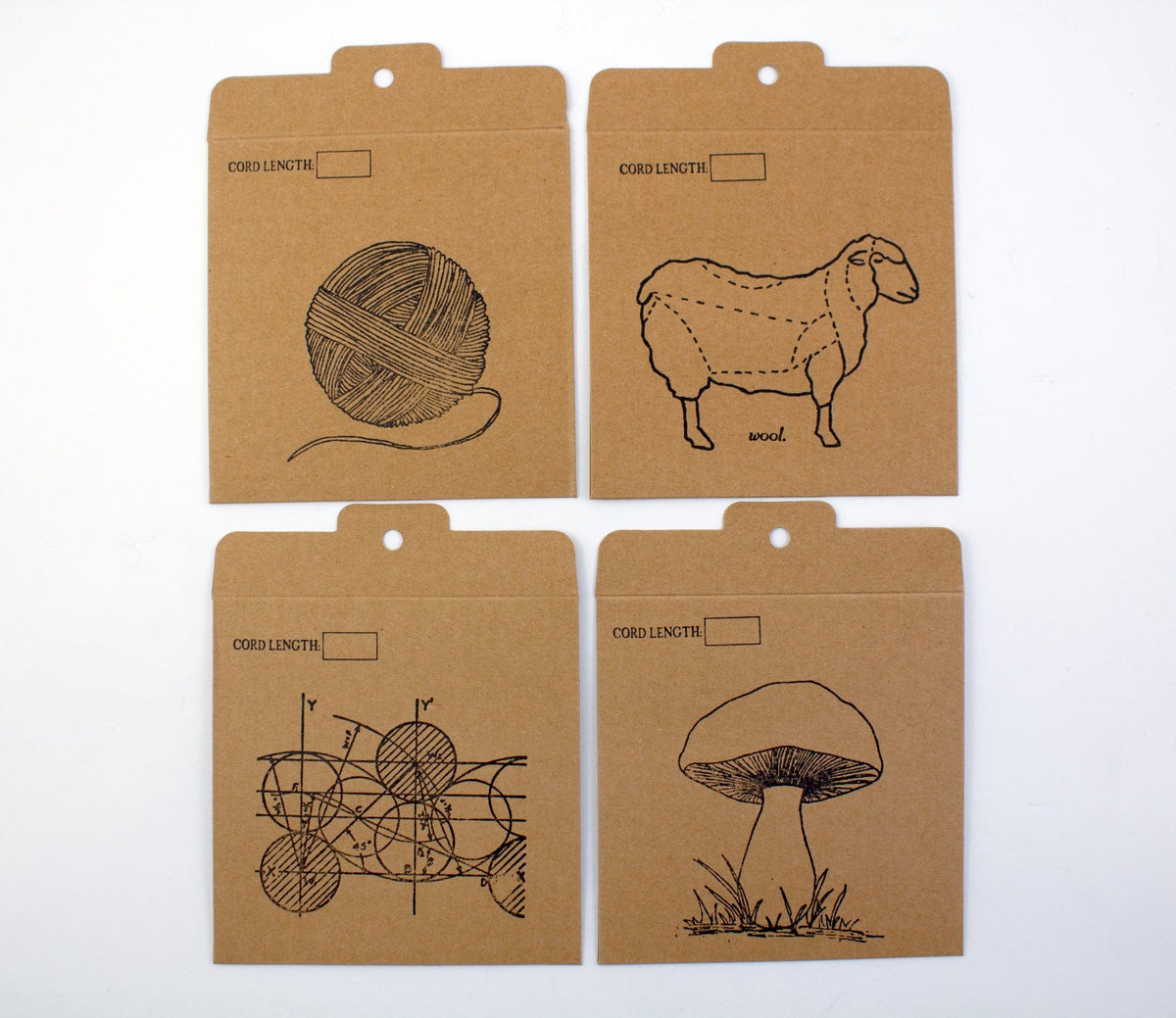 Halcyon Yarn Needle & Tool Organizers Interchangeable Needle Cord Envelopes