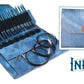 Knitting Fever / Euro Yarns Interchangeable Needle Sets Indigo Faux Denim Case Lykke Interchangeable Circular Knitting Needle Set, 5"