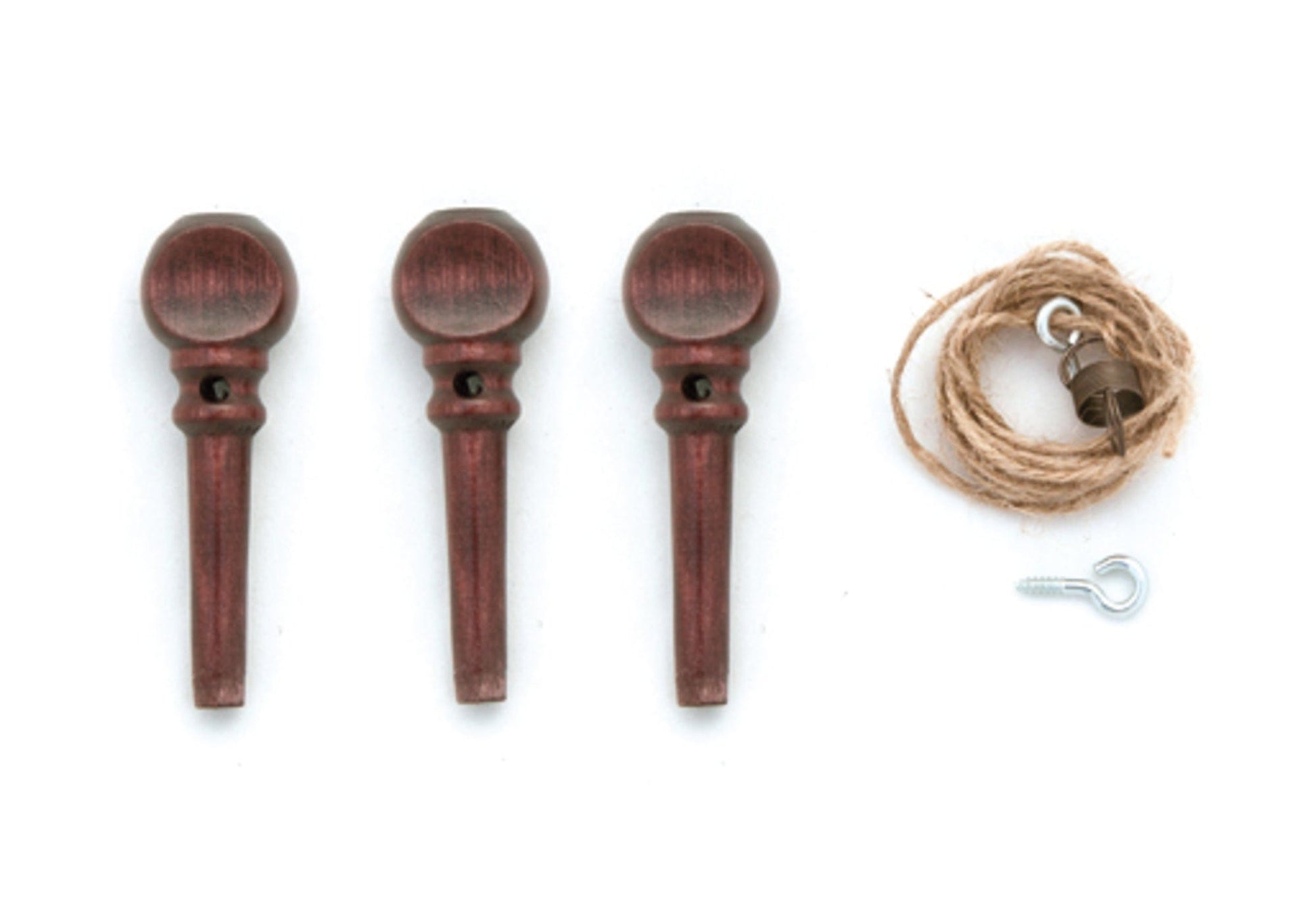Kromski North America Spinning Wheel Parts & Accessories Mahogany Kromski Brake Band Set for Polonaise w/ 3 pegs