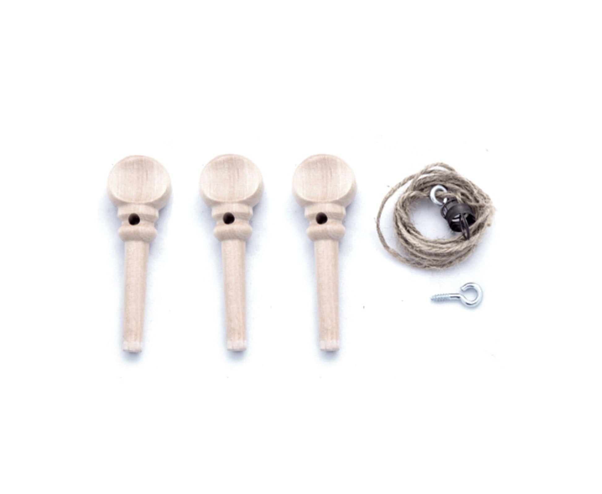 Kromski North America Spinning Wheel Parts & Accessories Unfinished Kromski Brake Band Set for Polonaise w/ 3 pegs