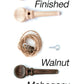 Kromski North America Spinning Wheel Parts & Accessories Walnut Brake Band Set with Peg for most Kromski spinning wheels