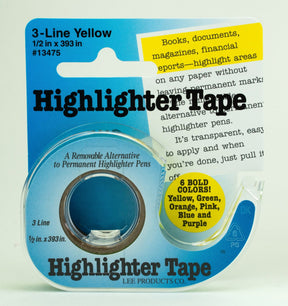 Lee Products Other Notions Yellow Highlighter Tape