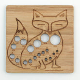 Never Not Knitting Knitting Gauge Rulers Fox Animal Needle Gauge