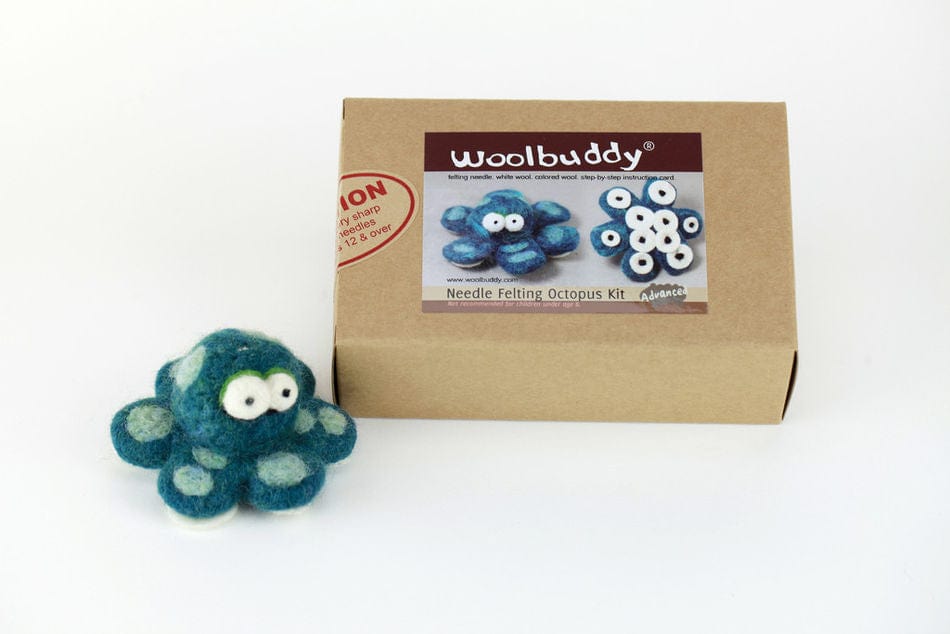 Woolbuddy Felting Kits Octopus Woolbuddy Needle Felting Kits
