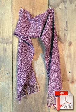 Rivers and Roads  Woven Scarf Pattern Download