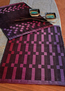Rep Weave Placemat Pattern  102 Pearl Cotton