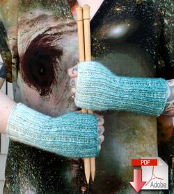 Eight Days A Week Fingerless Mitts - Pattern Download