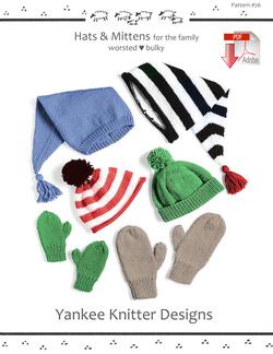 Hats and Mittens  Yankee Knitter   Pattern download