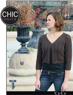 Chic Knits CeCe Cardigan - Pattern download