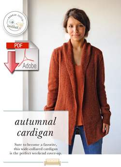 Knitbot Autumnal Cardigan  Pattern download