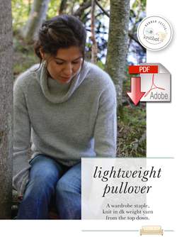 Knitbot Lightweight Pullover  Pattern download