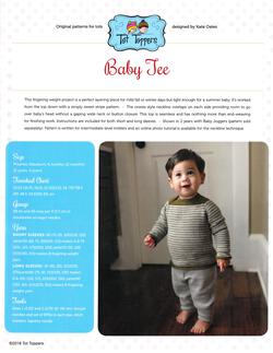 Tot Toppers Baby Tee  Pattern download