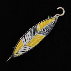 Goldfinch Songbird Shawl Pin by Bonnie Bishoff Designs